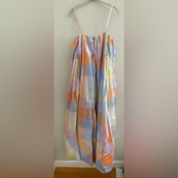 ANThropolgie Pilcro Plaid Tent Maxi Dress S new with tag nwt - Picture 7 of 7